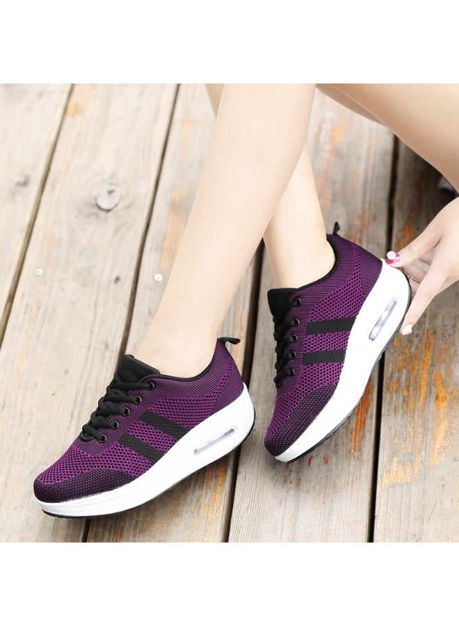 أحذية رياضية نسائية للجري والمشي، مريحة وخفيفة الوزن، مانعة للانزلاق، مناسبة للتمارين الرياضية والارتداء اليومي. - Image 3